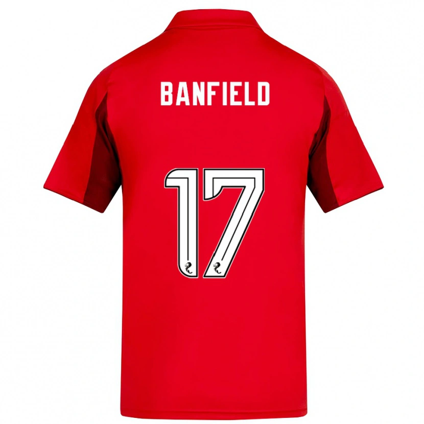 Danxen Damen Keeley Banfield #17 Rot Burgunderrot Heimtrikot Trikot 2025/26 T-Shirt Österreich