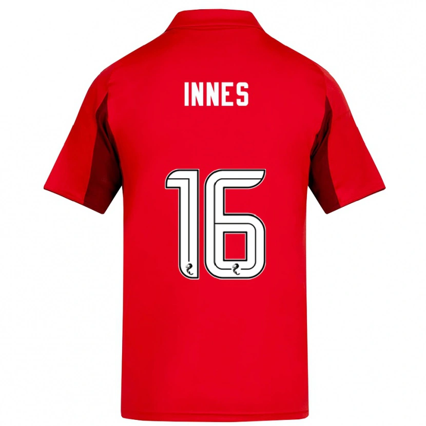 Danxen Damen Hannah Innes #16 Rot Burgunderrot Heimtrikot Trikot 2025/26 T-Shirt Österreich