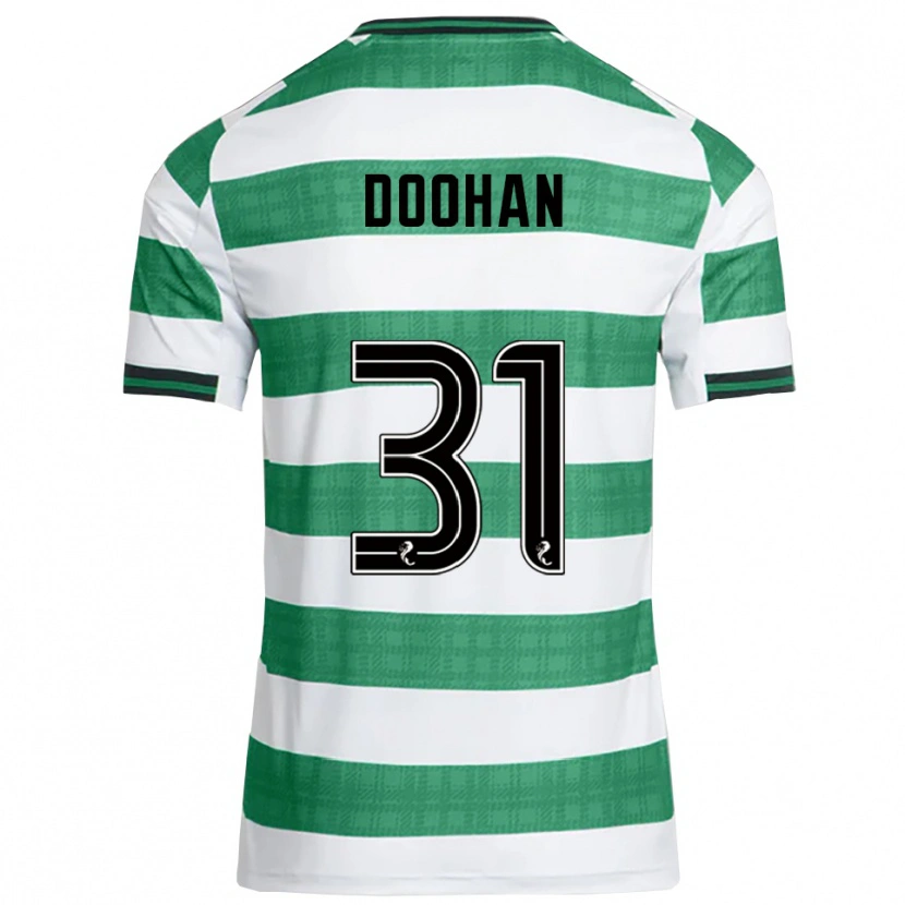 Danxen Damen Ross Doohan #31 Grün Weiß Heimtrikot Trikot 2025/26 T-Shirt Österreich