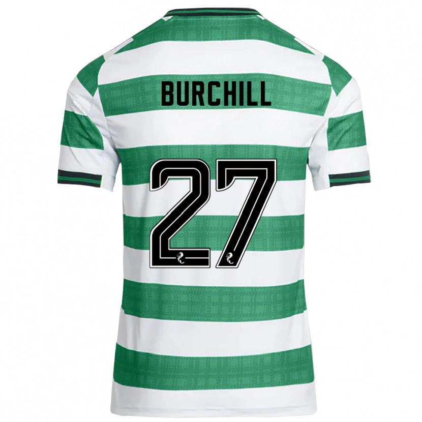 Danxen Damen Tiree Burchill #27 Grün Weiß Heimtrikot Trikot 2025/26 T-Shirt Österreich