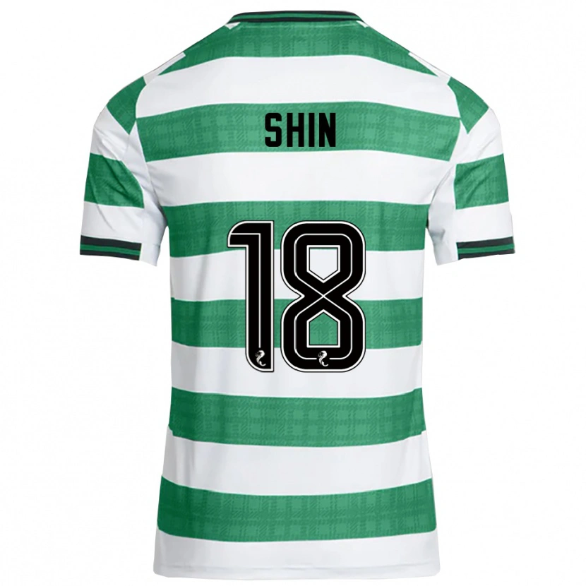 Danxen Damen Shin Yamada #18 Grün Weiß Heimtrikot Trikot 2025/26 T-Shirt Österreich