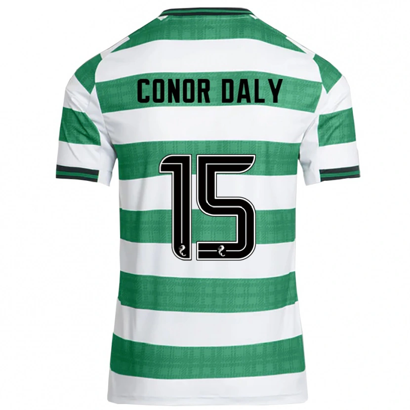 Danxen Damen Conor Daly #15 Grün Weiß Heimtrikot Trikot 2025/26 T-Shirt Österreich
