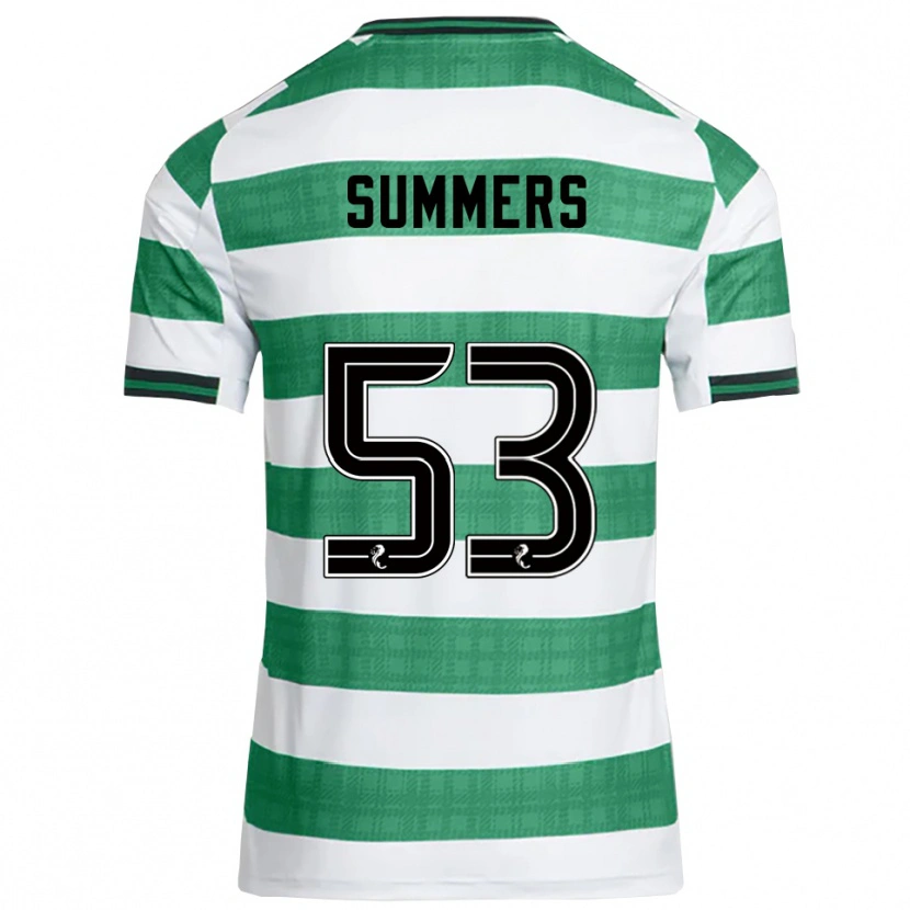 Danxen Damen Ben Summers #53 Grün Weiß Heimtrikot Trikot 2025/26 T-Shirt Österreich