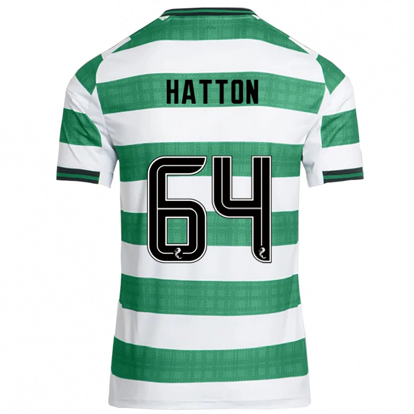 Danxen Damen Thomas Hatton #64 Grün Weiß Heimtrikot Trikot 2025/26 T-Shirt Österreich