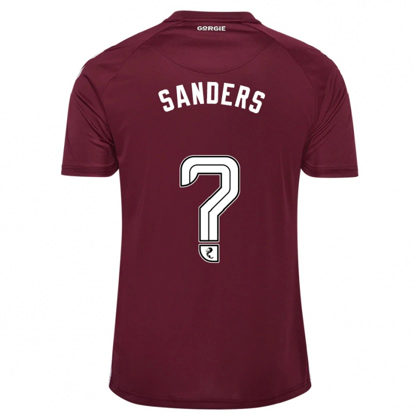 Danxen Damen Charlie Sanders #0 Burgunderrot Weiß Heimtrikot Trikot 2025/26 T-Shirt Österreich