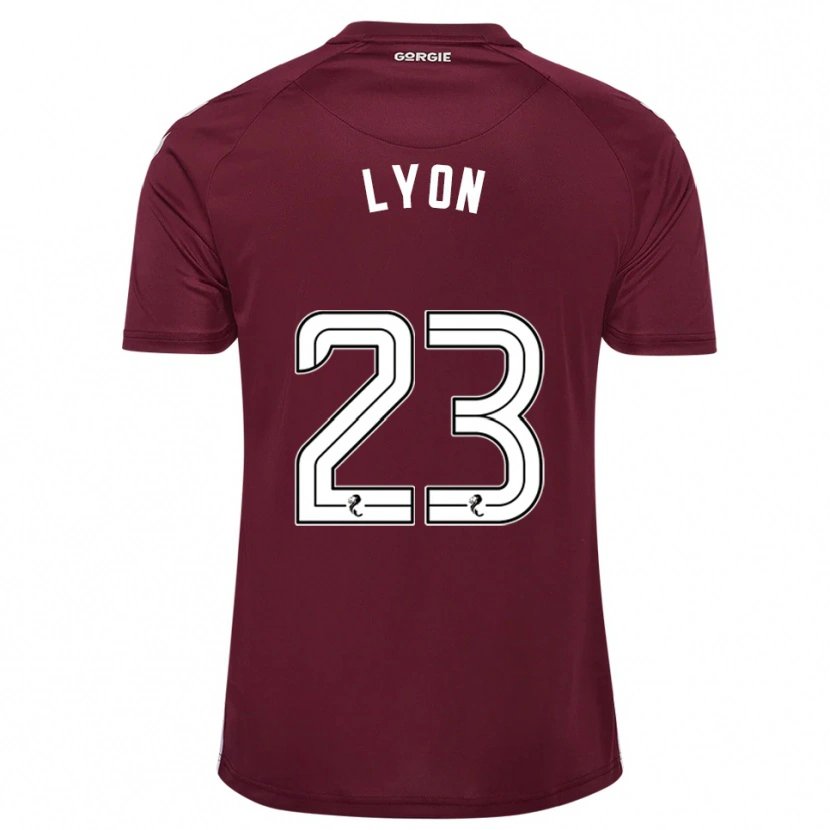 Danxen Damen Jack Lyon #23 Burgunderrot Weiß Heimtrikot Trikot 2025/26 T-Shirt Österreich