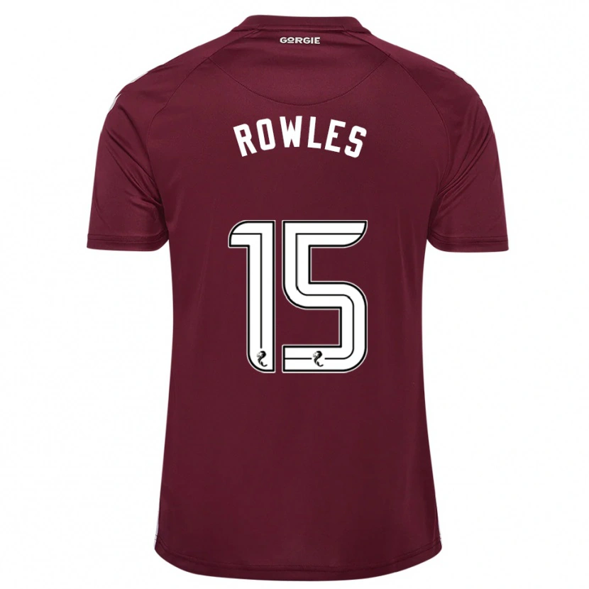 Danxen Damen Kye Rowles #15 Burgunderrot Weiß Heimtrikot Trikot 2025/26 T-Shirt Österreich