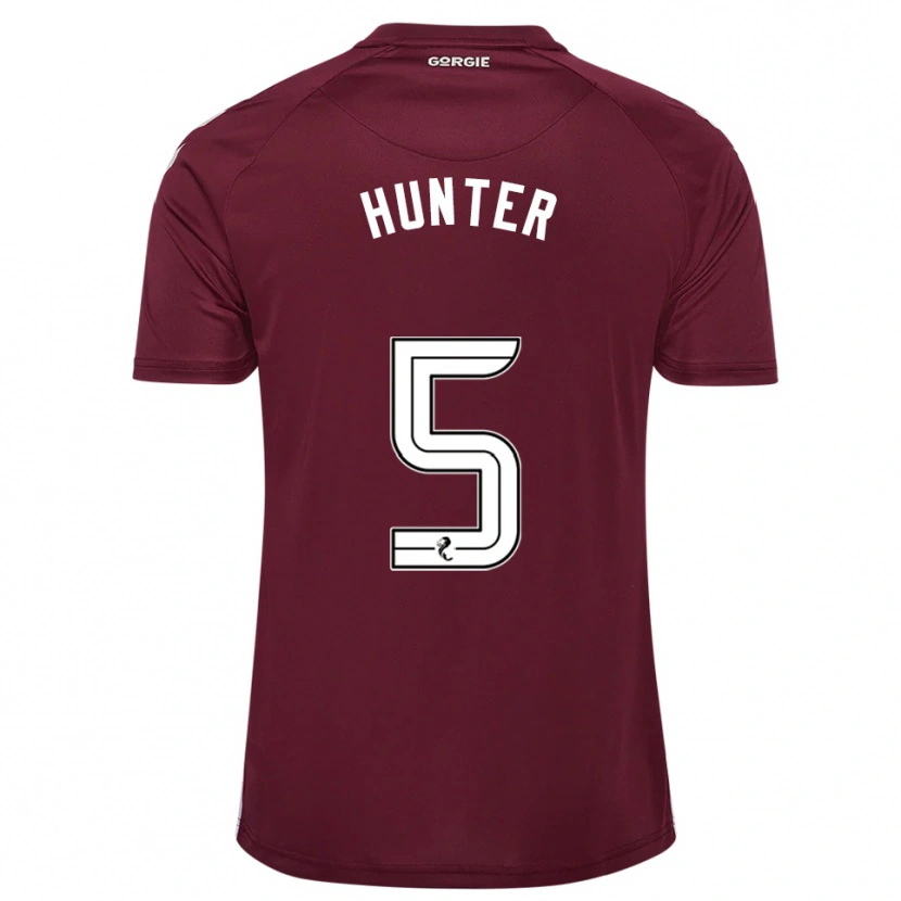 Danxen Damen Georgia Hunter #5 Burgunderrot Weiß Heimtrikot Trikot 2025/26 T-Shirt Österreich