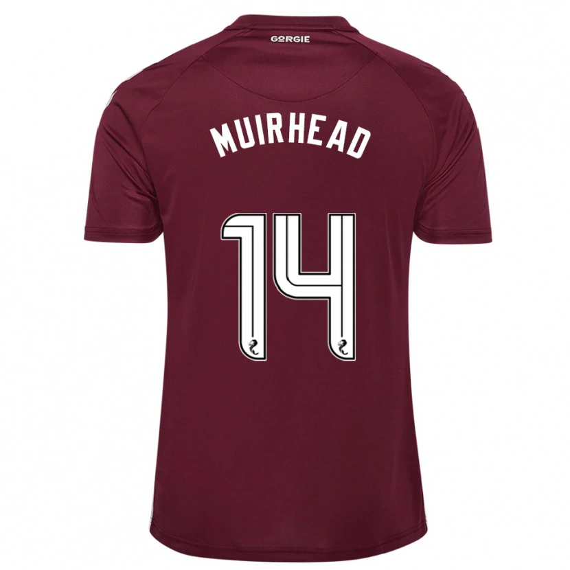 Danxen Damen Owen Muirhead #14 Burgunderrot Weiß Heimtrikot Trikot 2025/26 T-Shirt Österreich