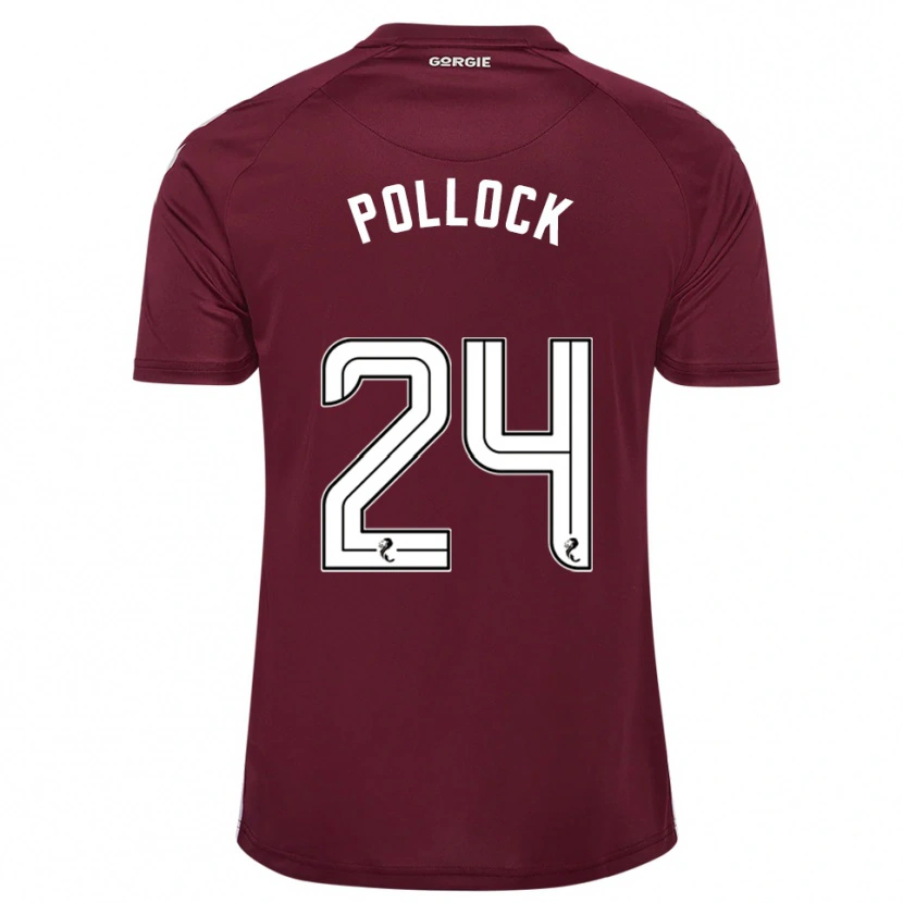Danxen Damen Finlay Pollock #24 Burgunderrot Weiß Heimtrikot Trikot 2025/26 T-Shirt Österreich