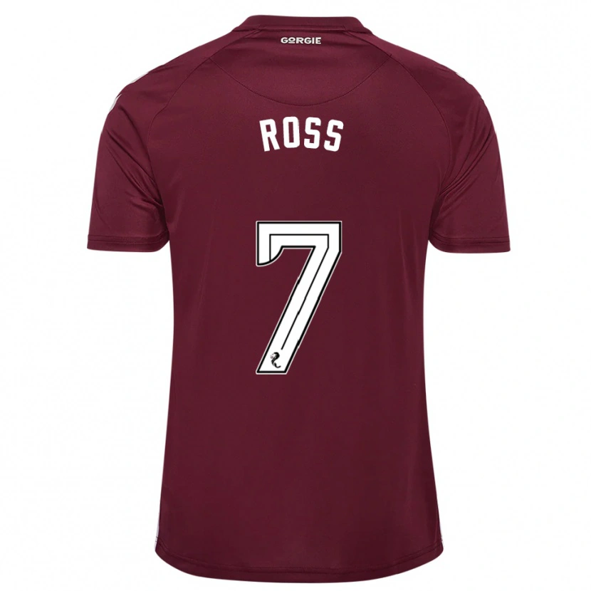 Danxen Damen Mackenzie Ross #7 Burgunderrot Weiß Heimtrikot Trikot 2025/26 T-Shirt Österreich