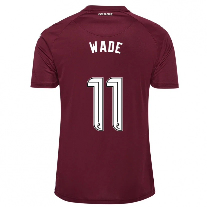 Danxen Damen Lauren Wade #11 Burgunderrot Weiß Heimtrikot Trikot 2025/26 T-Shirt Österreich