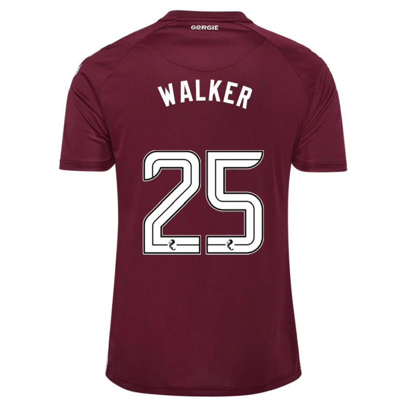 Danxen Damen Liam Walker #25 Burgunderrot Weiß Heimtrikot Trikot 2025/26 T-Shirt Österreich