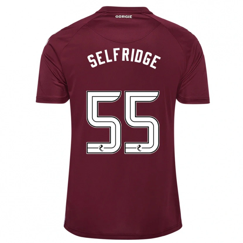 Danxen Damen Louis Selfridge #55 Burgunderrot Weiß Heimtrikot Trikot 2025/26 T-Shirt Österreich