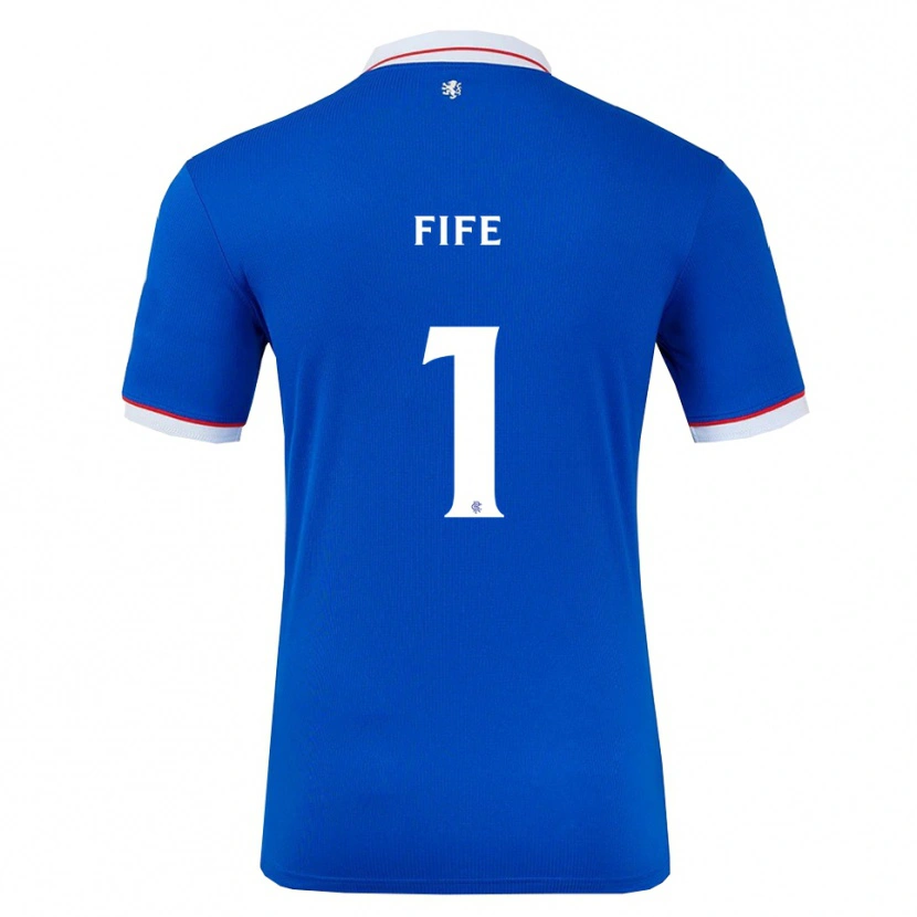 Danxen Damen Jenna Fife #1 Blau Weiß Heimtrikot Trikot 2025/26 T-Shirt Österreich