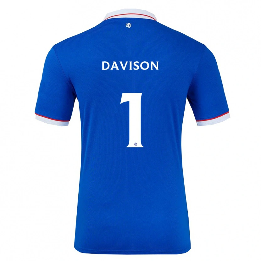 Danxen Damen Hannah Davison #1 Blau Weiß Heimtrikot Trikot 2025/26 T-Shirt Österreich