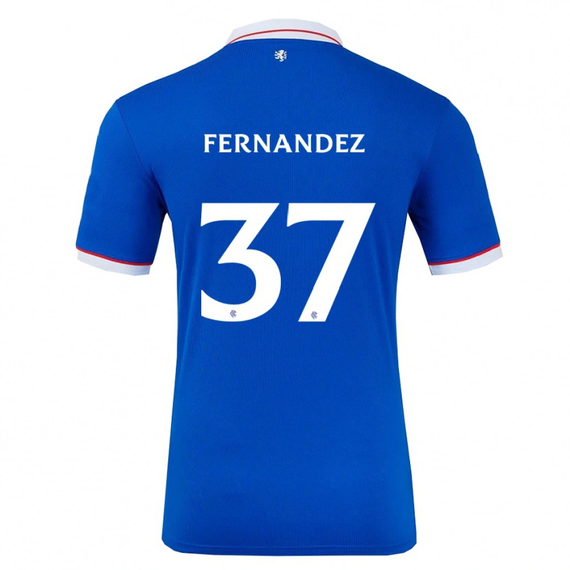 Danxen Damen Emmanuel Fernandez #37 Blau Weiß Heimtrikot Trikot 2025/26 T-Shirt Österreich