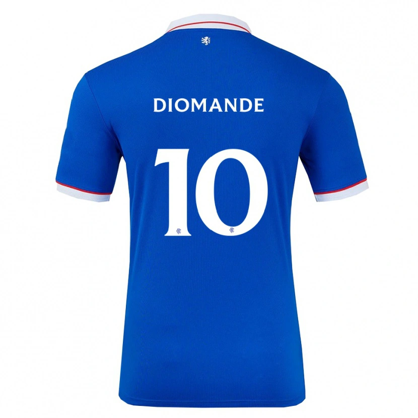 Danxen Damen Mohamed Diomandé #10 Blau Weiß Heimtrikot Trikot 2025/26 T-Shirt Österreich