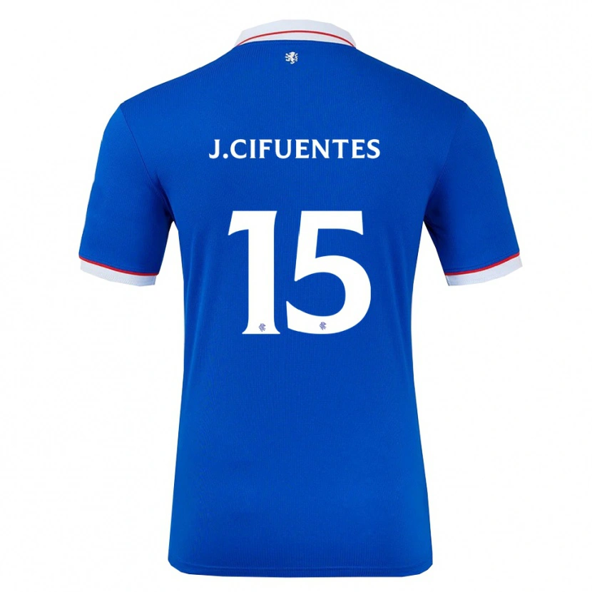 Danxen Damen José Cifuentes #15 Blau Weiß Heimtrikot Trikot 2025/26 T-Shirt Österreich