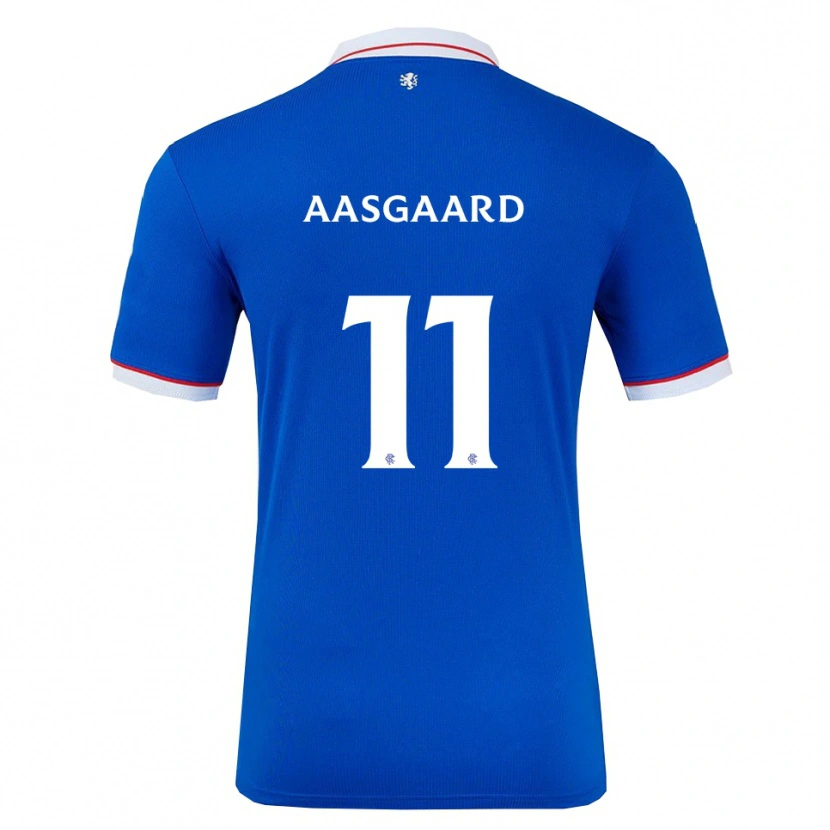 Danxen Damen Thelo Aasgaard #11 Blau Weiß Heimtrikot Trikot 2025/26 T-Shirt Österreich