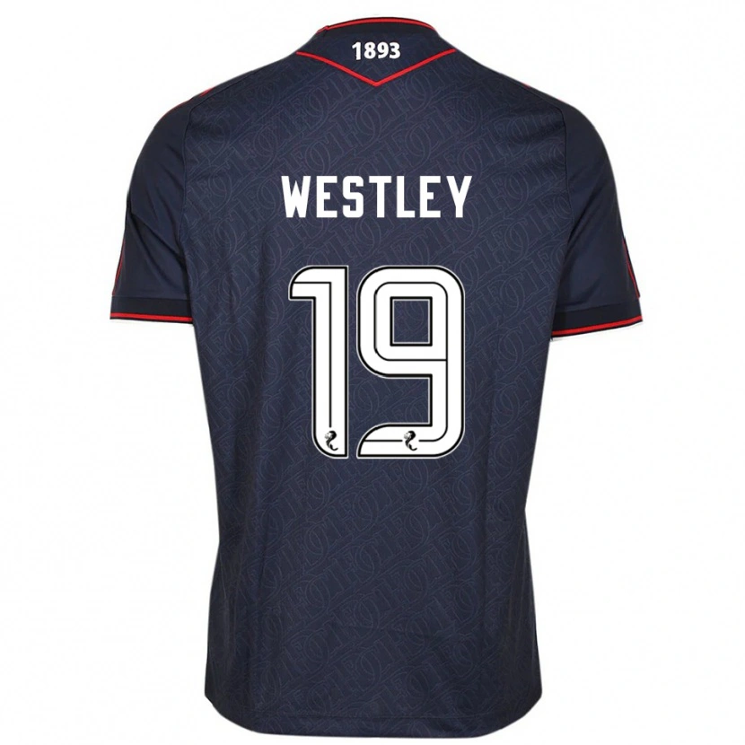 Danxen Damen Joe Westley #19 Marine Weiß Heimtrikot Trikot 2025/26 T-Shirt Österreich