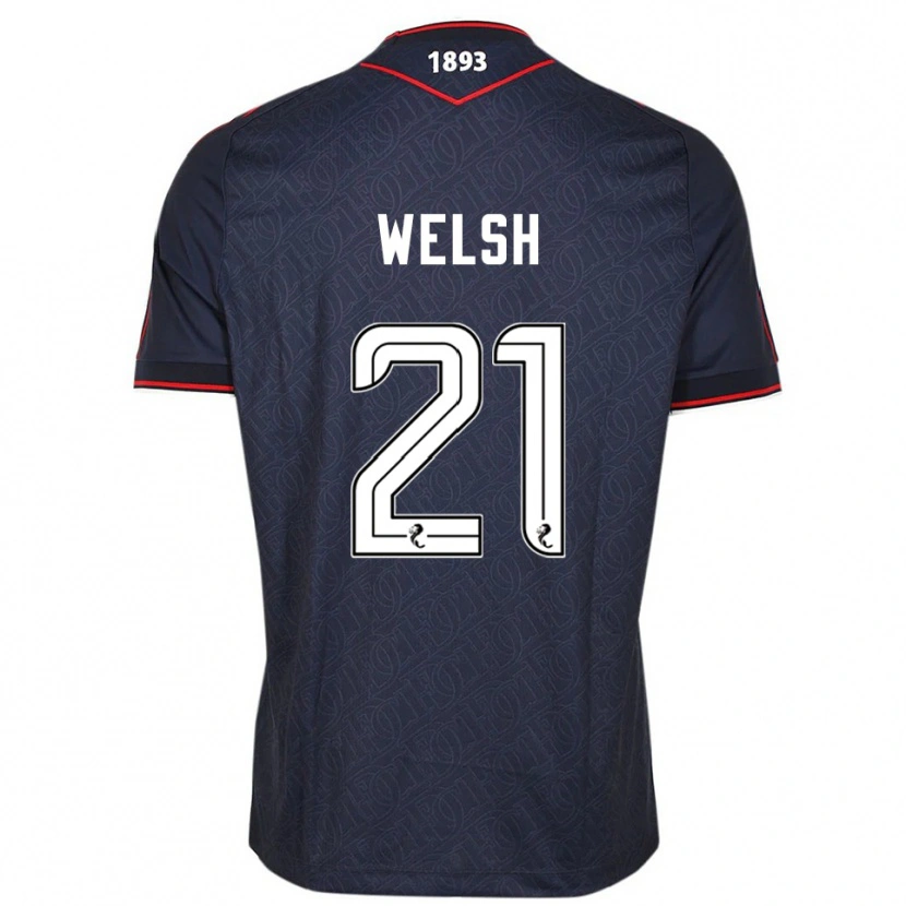 Danxen Damen Tom Welsh #21 Marine Weiß Heimtrikot Trikot 2025/26 T-Shirt Österreich