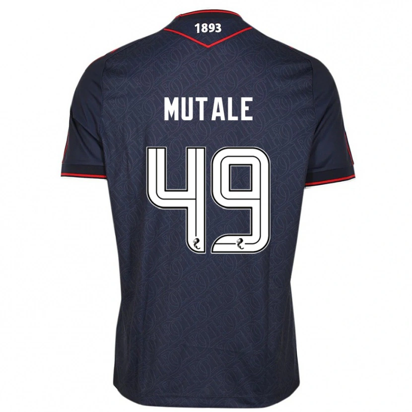 Danxen Damen Euan Mutale #49 Marine Weiß Heimtrikot Trikot 2025/26 T-Shirt Österreich