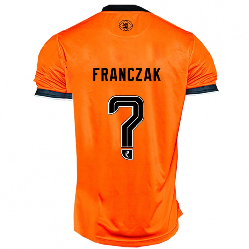 Danxen Damen Emil Franczak #0 Orange Schwarz Heimtrikot Trikot 2025/26 T-Shirt Österreich