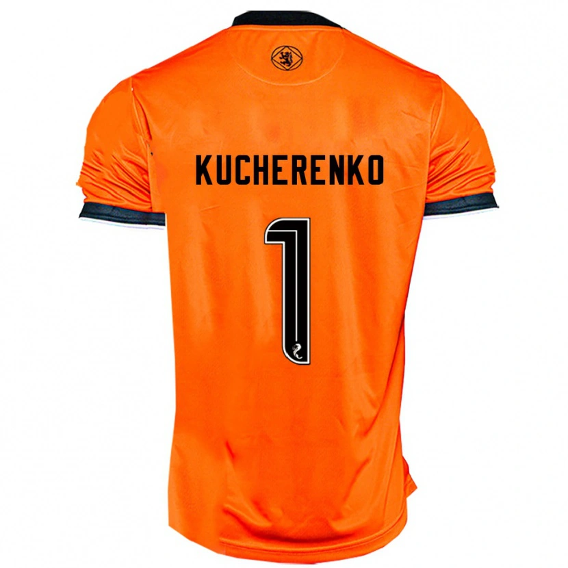 Danxen Damen Yevgeniy Kucherenko #1 Orange Schwarz Heimtrikot Trikot 2025/26 T-Shirt Österreich