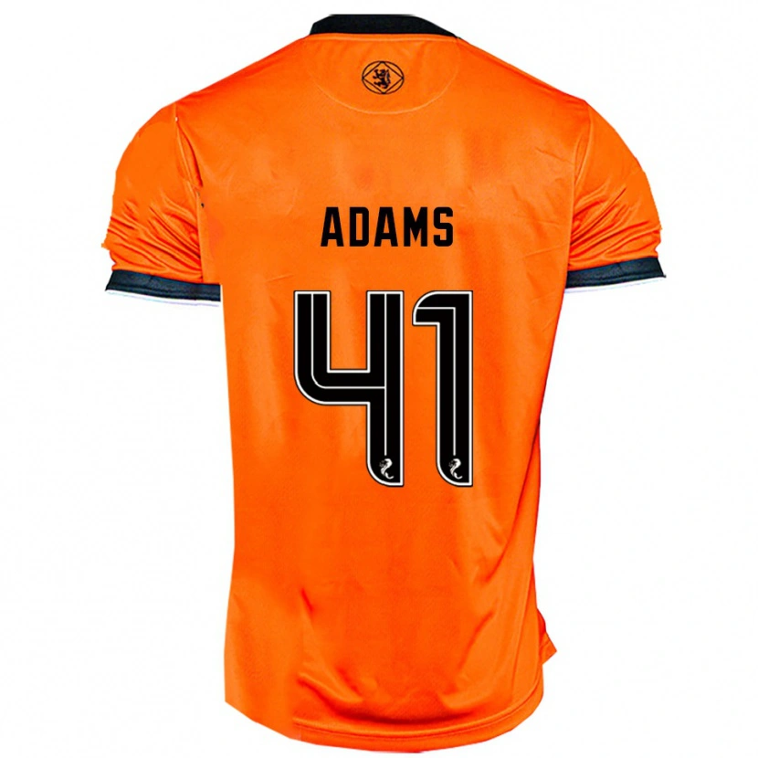 Danxen Damen Ruairidh Adams #41 Orange Schwarz Heimtrikot Trikot 2025/26 T-Shirt Österreich
