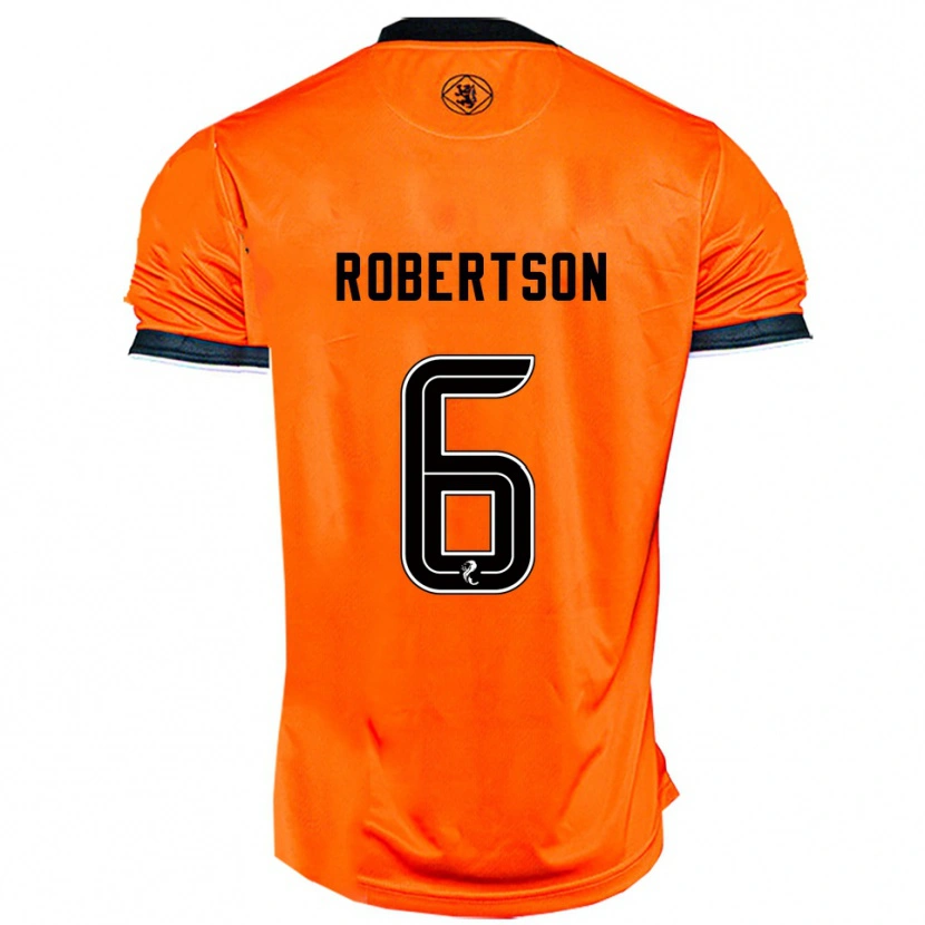 Danxen Damen Ashley Robertson #6 Orange Schwarz Heimtrikot Trikot 2025/26 T-Shirt Österreich