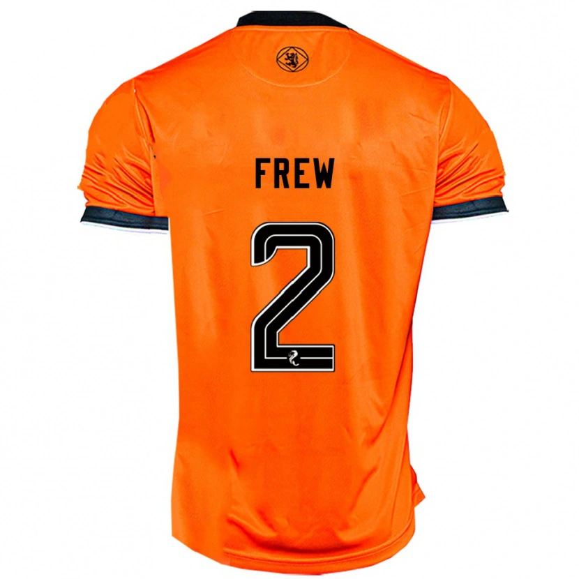 Danxen Damen Katie Frew #2 Orange Schwarz Heimtrikot Trikot 2025/26 T-Shirt Österreich