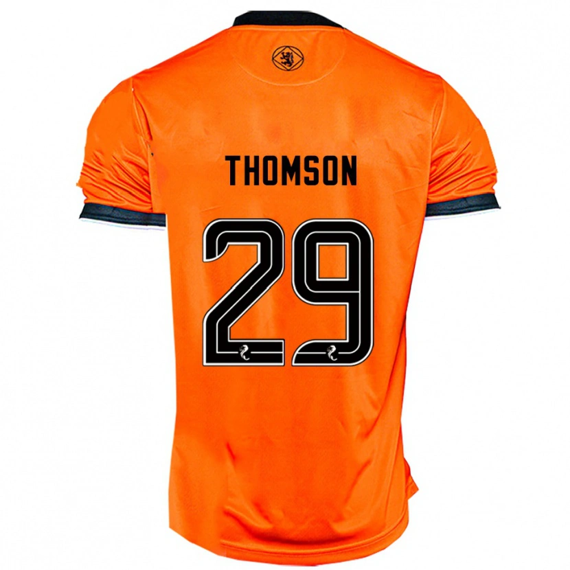 Danxen Damen Miller Thomson #29 Orange Schwarz Heimtrikot Trikot 2025/26 T-Shirt Österreich