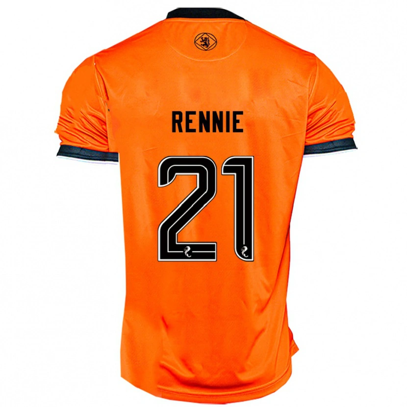 Danxen Damen Beth Rennie #21 Orange Schwarz Heimtrikot Trikot 2025/26 T-Shirt Österreich