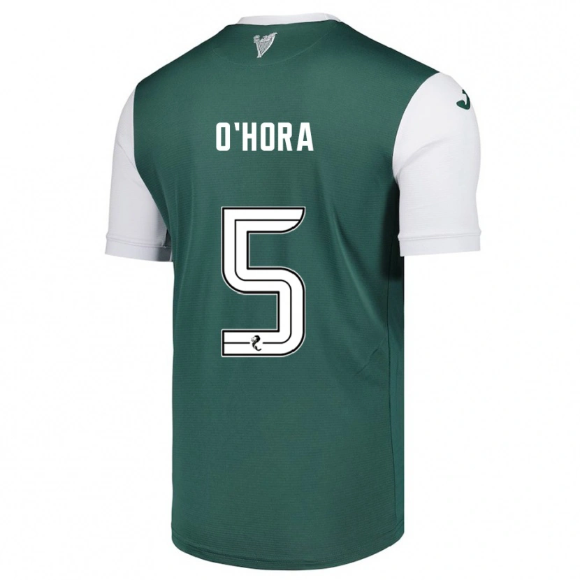 Danxen Damen Warren O'hora #5 Grün Weiß Heimtrikot Trikot 2025/26 T-Shirt Österreich