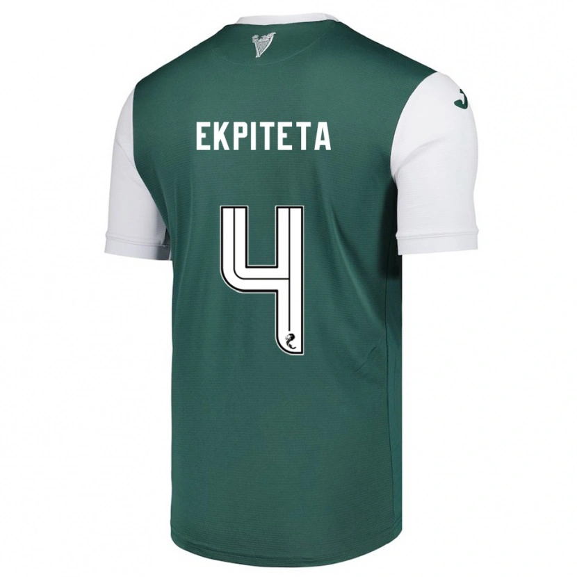 Danxen Damen Marvin Ekpiteta #4 Grün Weiß Heimtrikot Trikot 2025/26 T-Shirt Österreich
