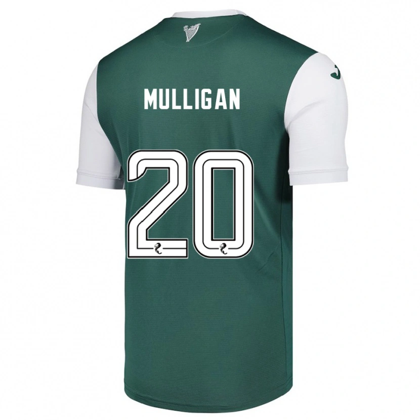Danxen Damen Josh Mulligan #20 Grün Weiß Heimtrikot Trikot 2025/26 T-Shirt Österreich