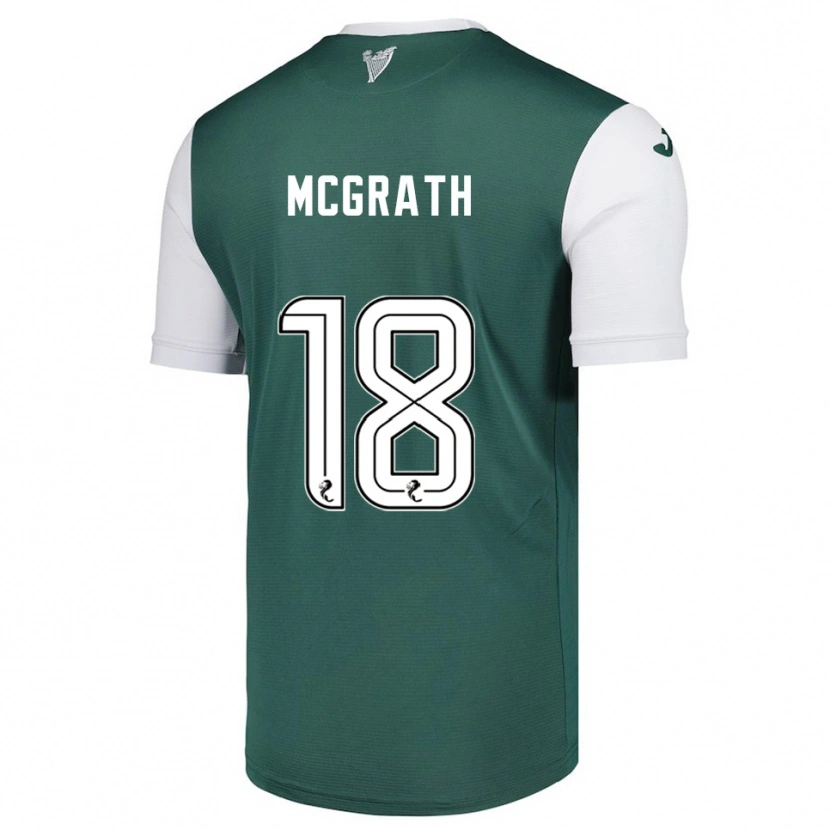 Danxen Damen Joseph Mcgrath #18 Grün Weiß Heimtrikot Trikot 2025/26 T-Shirt Österreich