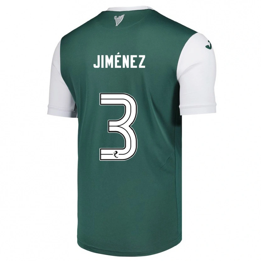 Danxen Damen Logan Jiménez #3 Grün Weiß Heimtrikot Trikot 2025/26 T-Shirt Österreich