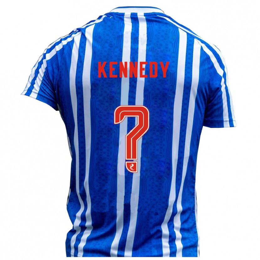 Danxen Damen Shaun Kennedy #0 Blau Weiß Heimtrikot Trikot 2025/26 T-Shirt Österreich