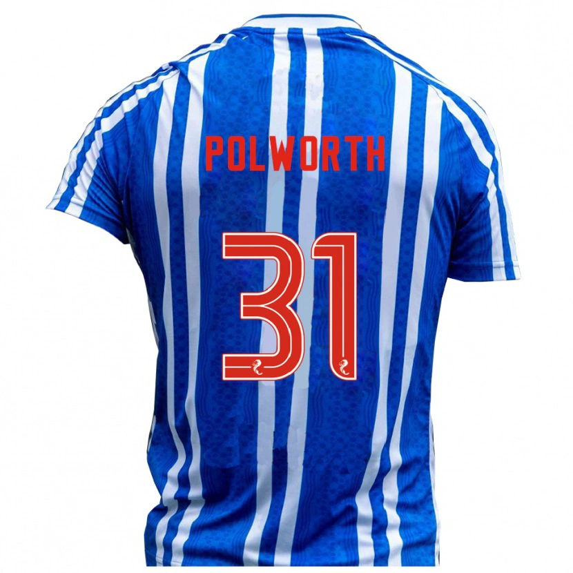 Danxen Damen Liam Polworth #31 Blau Weiß Heimtrikot Trikot 2025/26 T-Shirt Österreich
