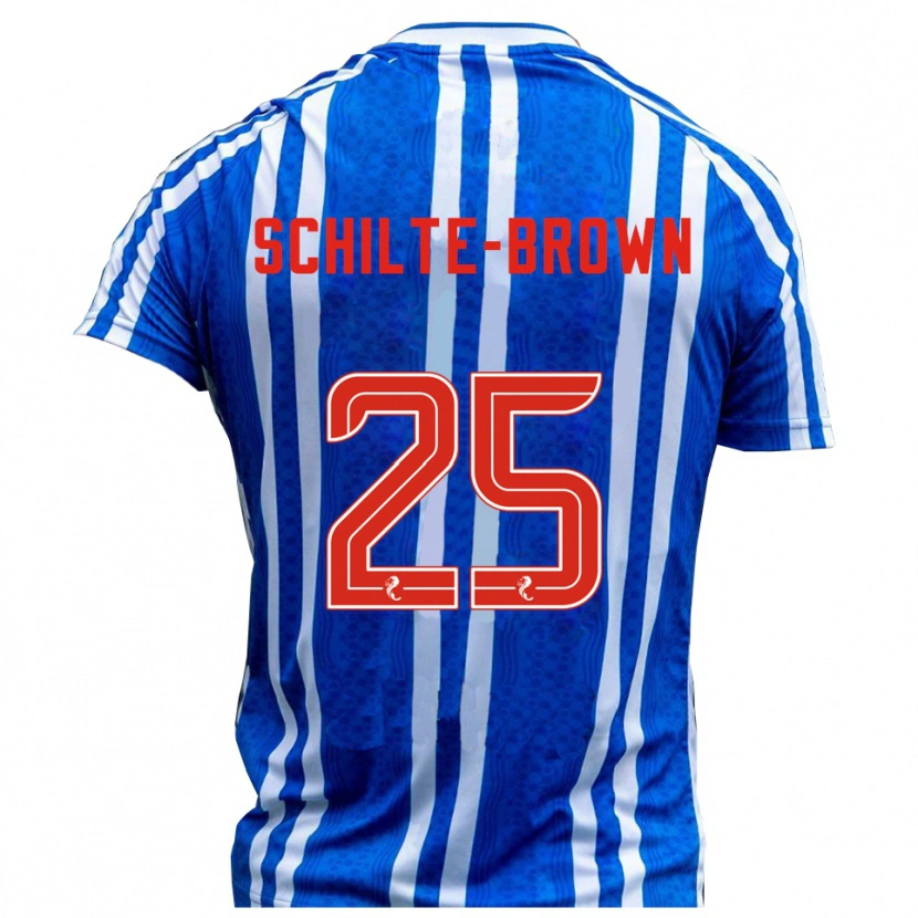 Danxen Damen Ethan Schilte-Brown #25 Blau Weiß Heimtrikot Trikot 2025/26 T-Shirt Österreich
