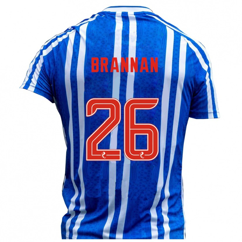 Danxen Damen Ben Brannan #26 Blau Weiß Heimtrikot Trikot 2025/26 T-Shirt Österreich
