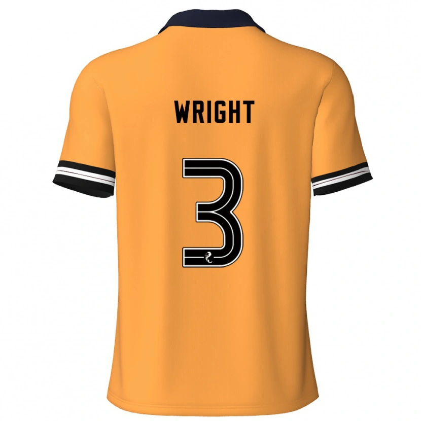 Danxen Damen Duncan Wright #3 Gelb Schwarz Heimtrikot Trikot 2025/26 T-Shirt Österreich