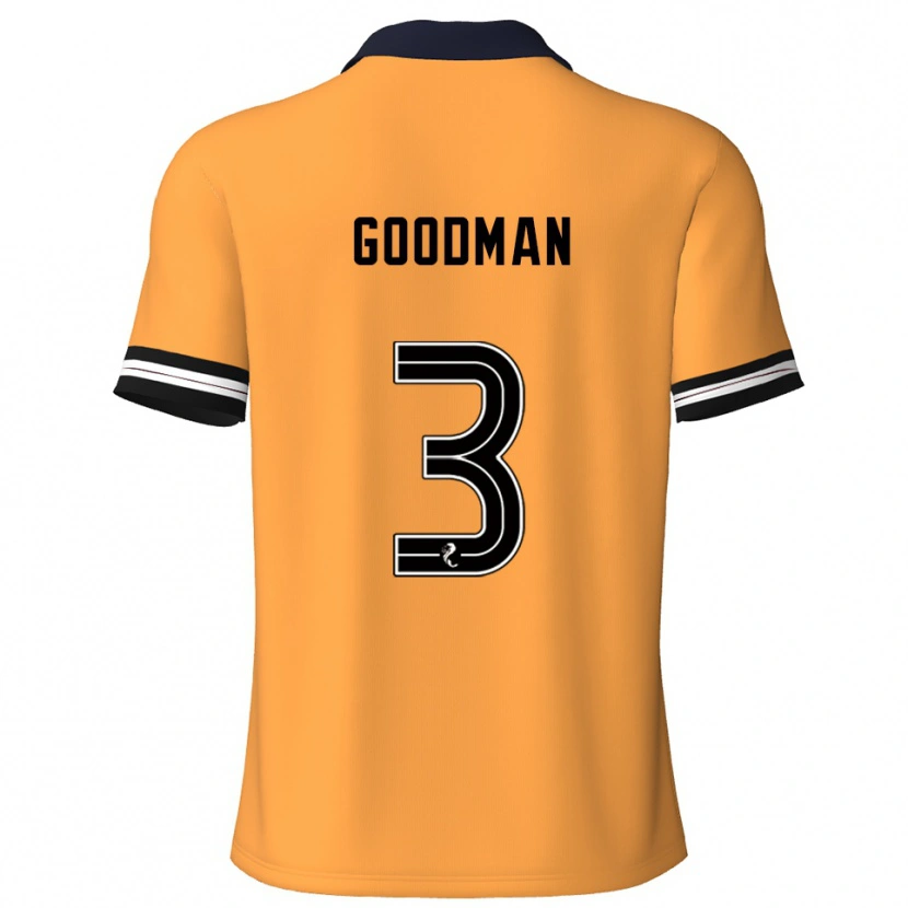 Danxen Damen Mya Goodman #3 Gelb Schwarz Heimtrikot Trikot 2025/26 T-Shirt Österreich