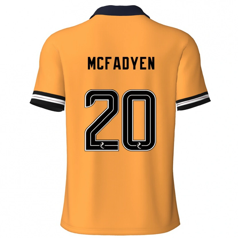 Danxen Damen Emma Mcfadyen #20 Gelb Schwarz Heimtrikot Trikot 2025/26 T-Shirt Österreich