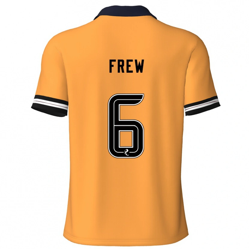 Danxen Damen Natasha Frew #6 Gelb Schwarz Heimtrikot Trikot 2025/26 T-Shirt Österreich