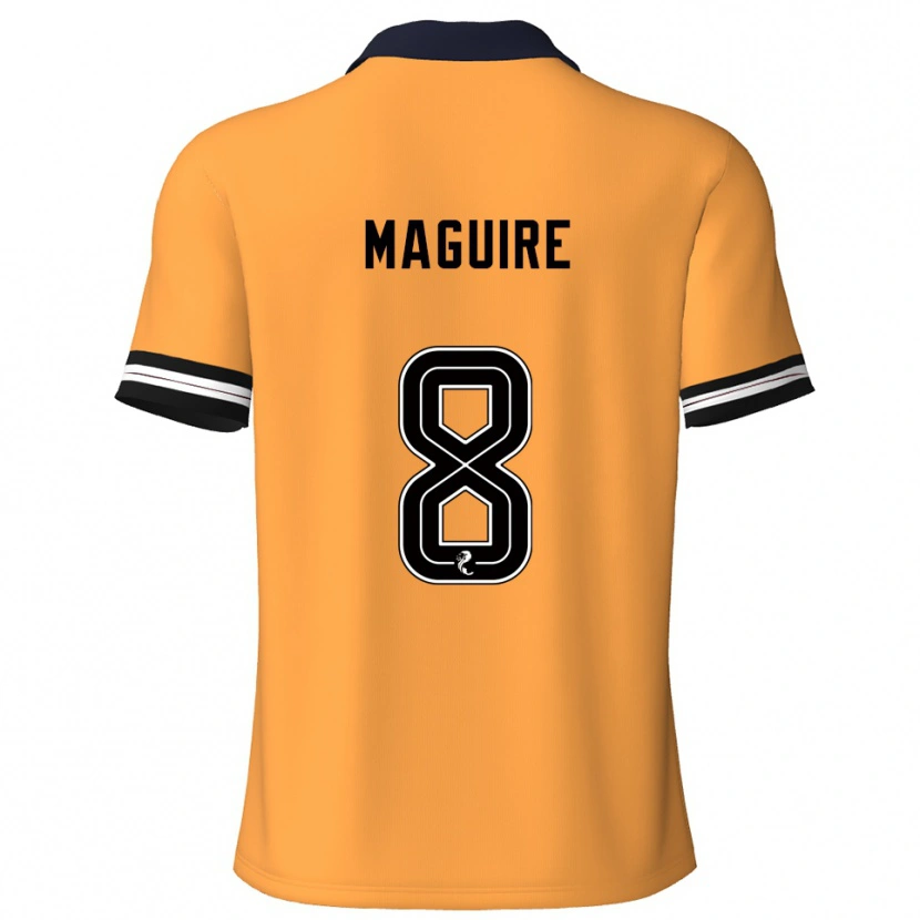 Danxen Damen Ciaran Maguire #8 Gelb Schwarz Heimtrikot Trikot 2025/26 T-Shirt Österreich