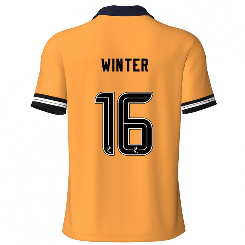 Danxen Damen Andy Winter #16 Gelb Schwarz Heimtrikot Trikot 2025/26 T-Shirt Österreich