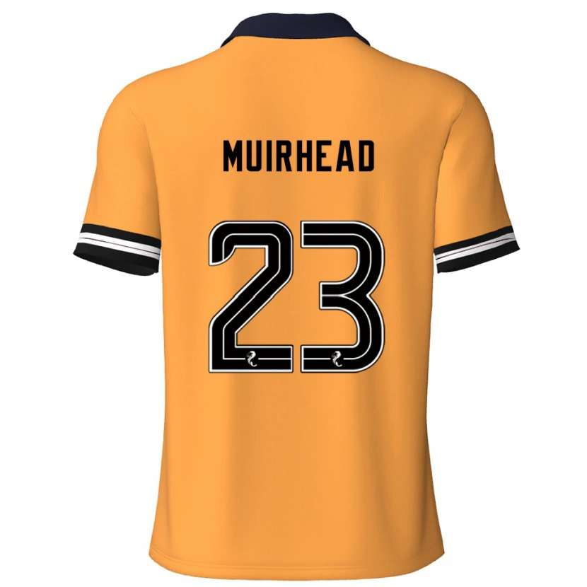 Danxen Damen Robbie Muirhead #23 Gelb Schwarz Heimtrikot Trikot 2025/26 T-Shirt Österreich